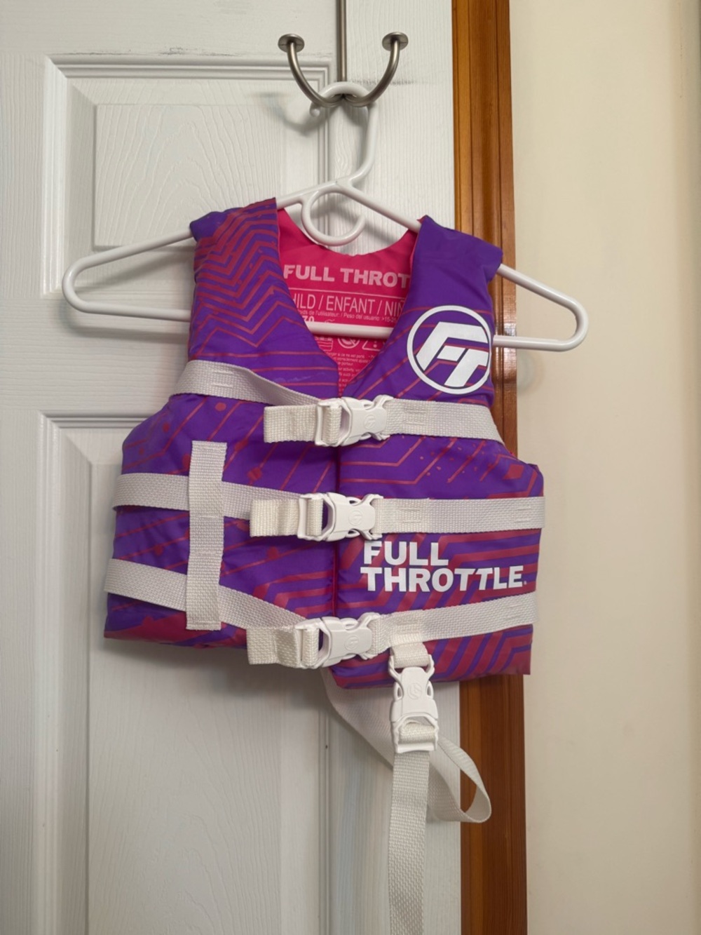 Full Throttle Purple Child Life Jacket